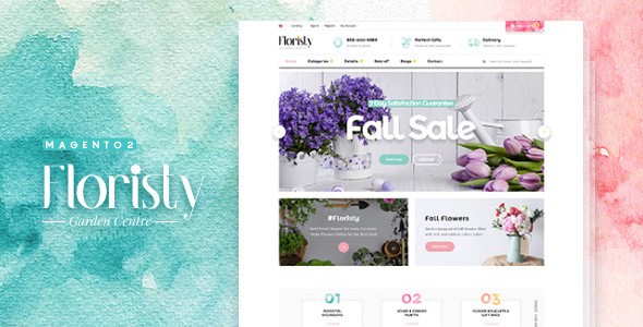 Ves Floristy magento 2 Theme