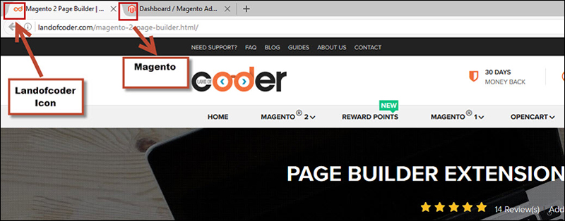 Favicon magento 2