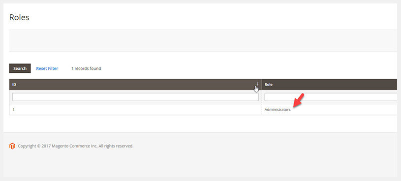 disable certain content for specific user roles Magento 2
