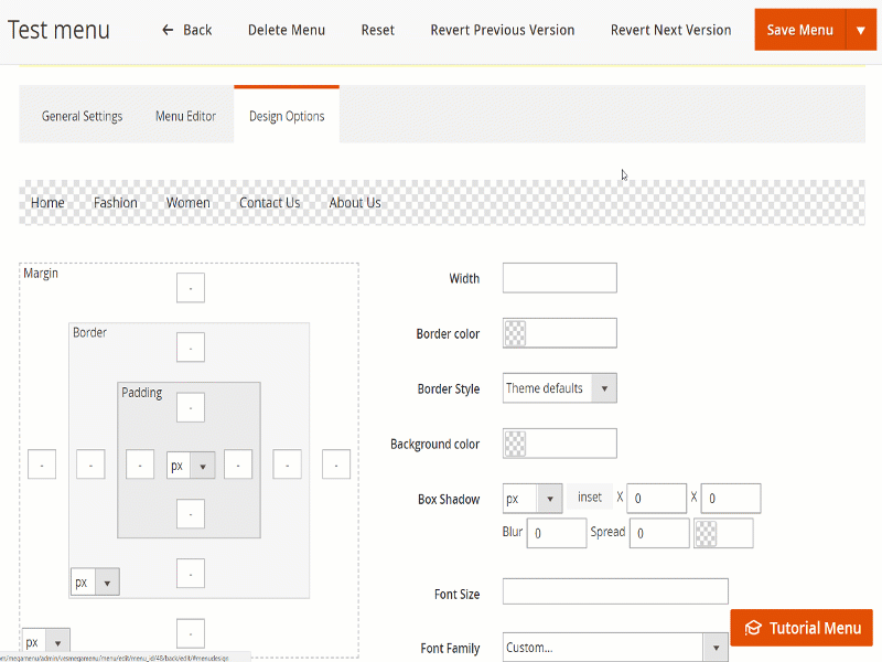 how to create simple menu magento 2 landofcoder