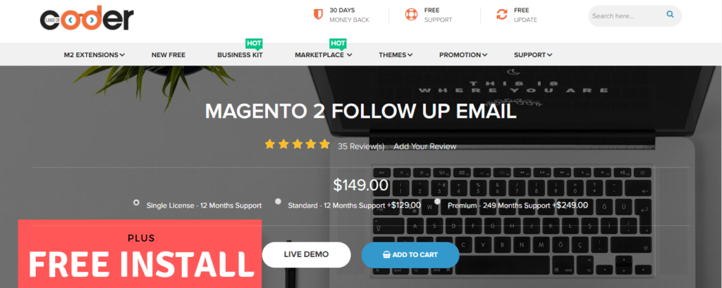 magento 2 follow up email extension