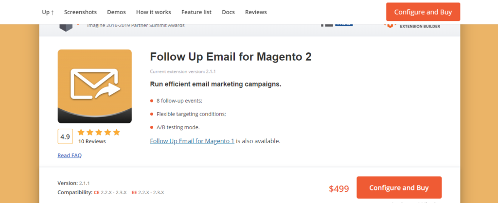magento 2 follow up email extension