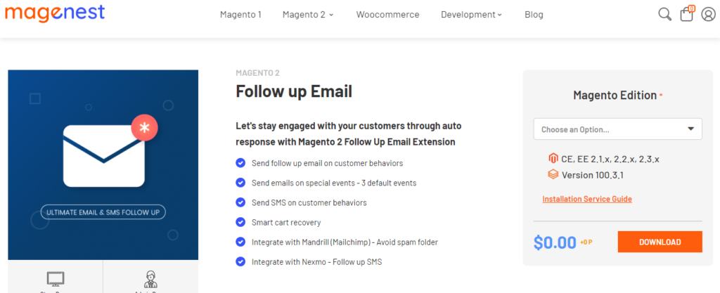 magento 2 follow up email extension