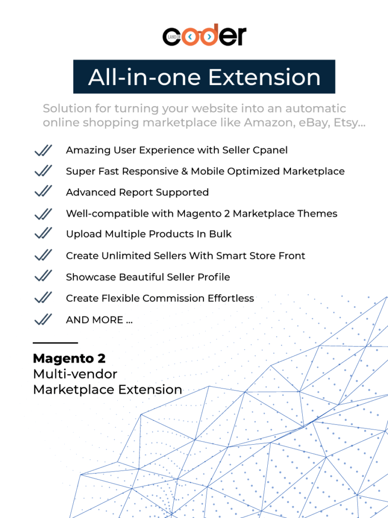 Magento 2 marketplace extension turns your website into an automotic marketplace