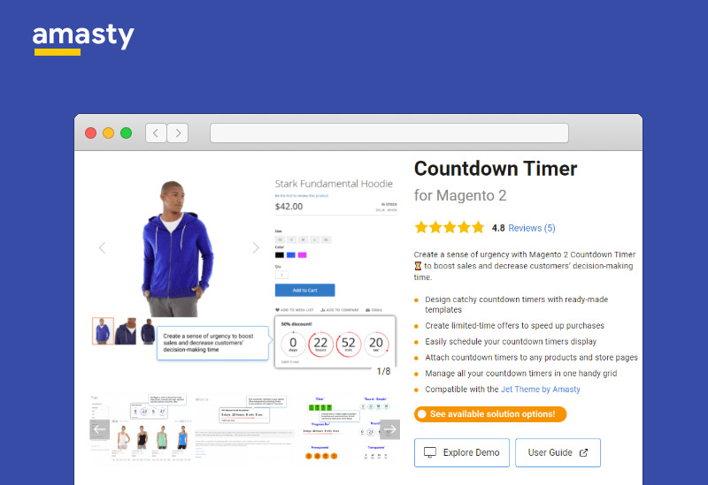 Magento 2 Countdown Timer Extension