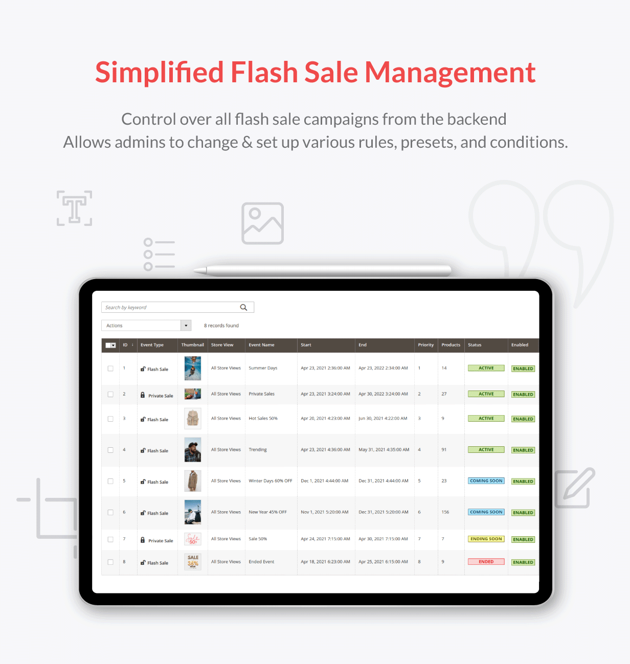 Magento 2 Flash Sale Management