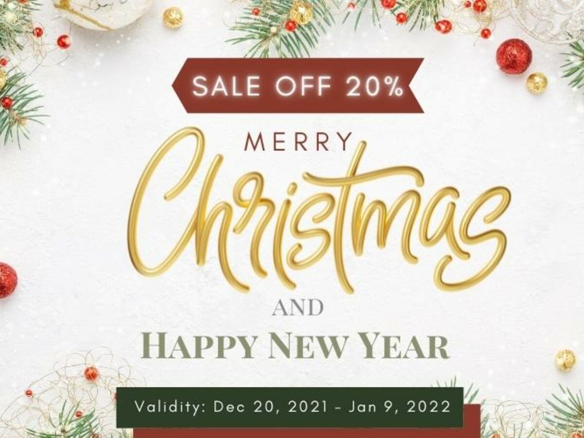 Christmas Day Sales 2022 Sale Off] 20% Off All Products On Christmas & New Year 2022